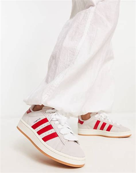 adidas campus 00s wit met rood